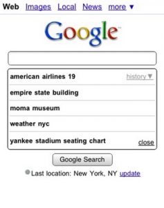 Google Personalized Suggest