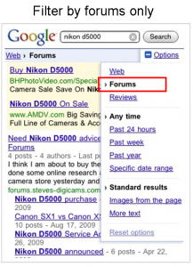 More Search Options for Mobile