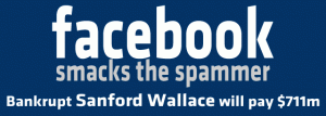 facebook smaks the spammer facebook smaks the spammer