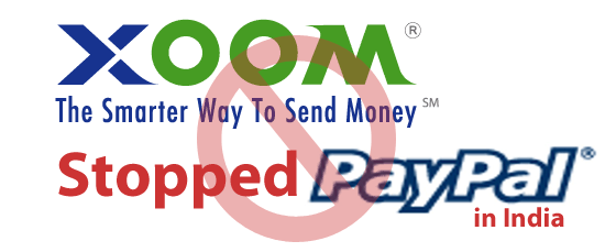 xoom-paypal xoom paypal Xoom stopped accepting Paypal for transactions to India due to RBI Guidelines