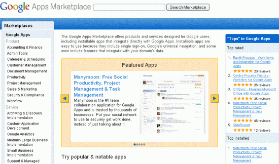 Google Launches Google App Marketplace