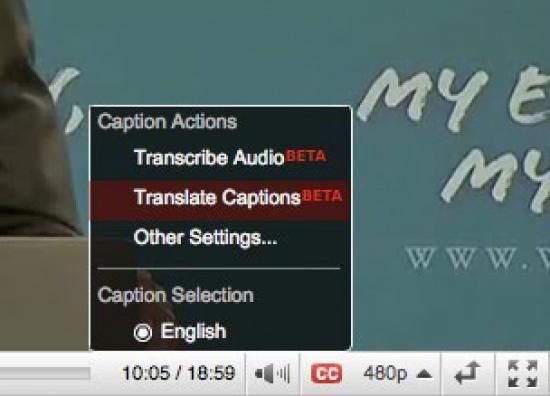 YouTube Introduce Auto-Captioning For Videos
