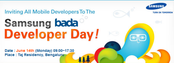 samsung bada developer day Create & demo apps in bada Developer Day   Bengaluru, India
