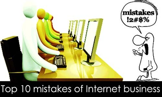internetbusiness Top 10 mistakes of Internet business