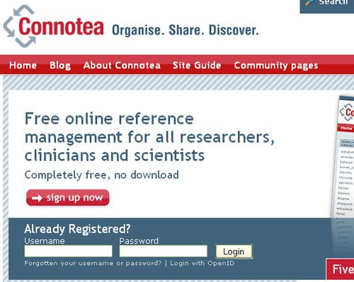 connotea 20+ Great Social Bookmarking Service, Boost Your Site Traffic