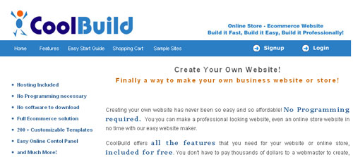 coolbuild 15+ Greatest Website Builder for creating your own website