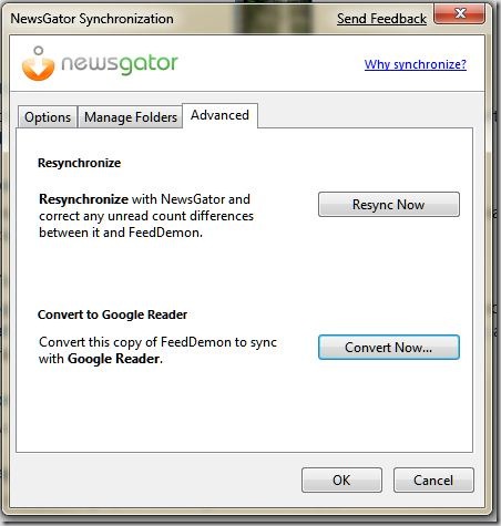 feeddemonconvert1 Desktop Client FeedDemon Will Support Google Reader Synchronization