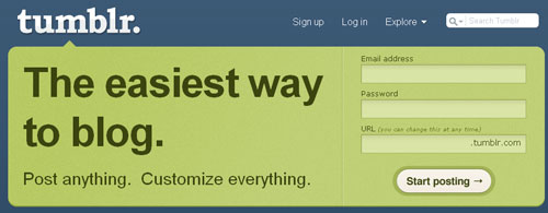 tumblr 10+ great blogging services that host your blog for free