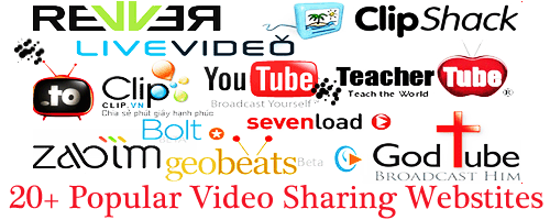 video sharing 20+ Popular Video Sharing Websites