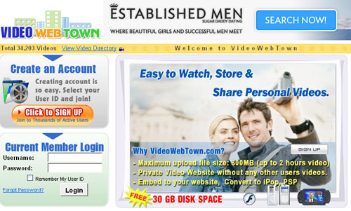 videotown 20 More Fastest Growing Free Video Sharing Websites [Part 2]