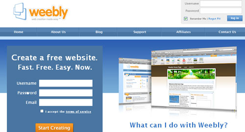 weebly 15+ Greatest Website Builder for creating your own website