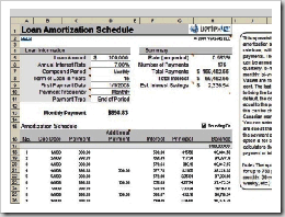 Amortization Schedule for Excel