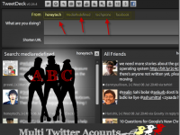 TweetDeck comes with multiple Twitter accounts ,Spam protection and Sync – Backup features