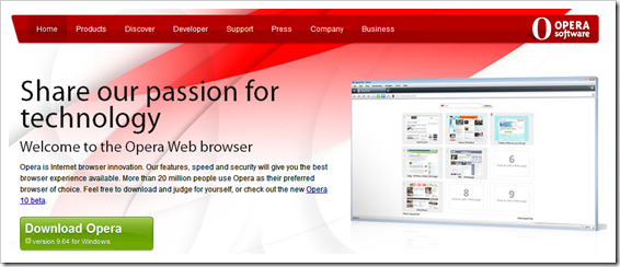opera 10 Best Internet Browsers