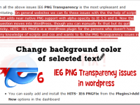 How to change the font color and background color of selected text using only css