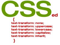 How to change CSS for converting text to upper case, lower case, or to capitalize
