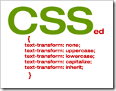 cssed thumb How to change CSS for converting text to upper case, lower case, or to capitalize
